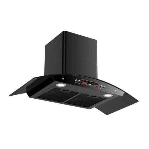 CK01 Curved Glass Range Hood