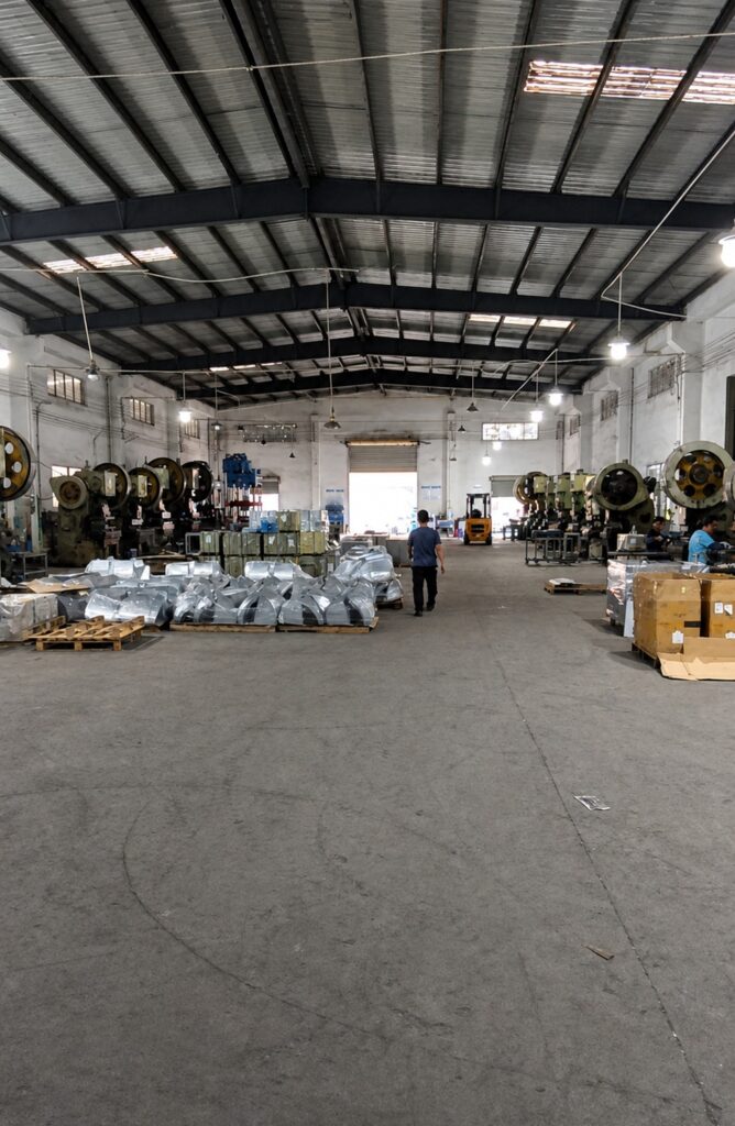 Metal stamping area