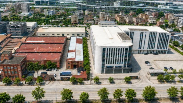 Aerial view of LIXIN's two adjacent factory areas